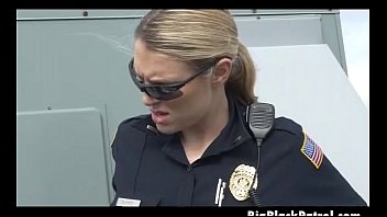 female blonde bbc vs cop Amateur couple on the stairs